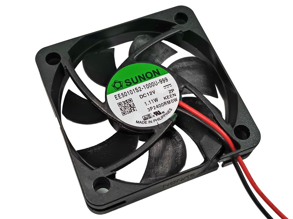 Ventilátor 50x50x10mm  12V / 120mA  Sunon EB50101S2-000U-999
