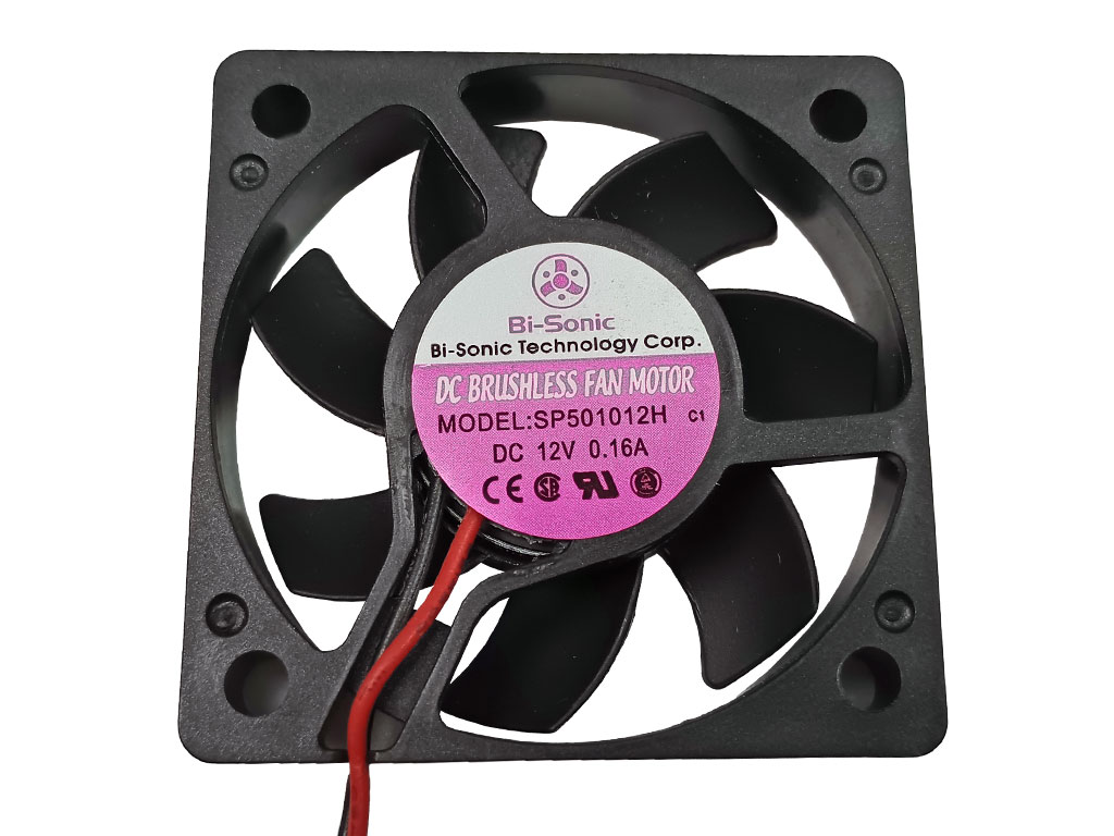 Ventilátor 50x50x10mm  12V / 160mA  Bi-Sonic  SP501012H