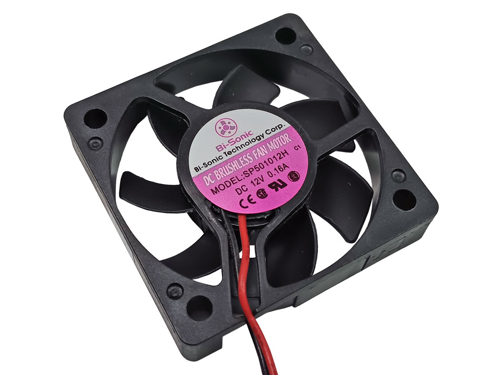Ventilátor 50x50x10mm  12V / 160mA  Bi-Sonic  SP501012H