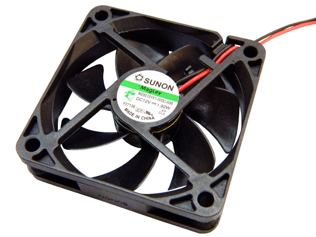 Ventilátor 60x60x15mm  12V / 90mA  Sunon KD1206PHV1 / ME60151V1-000U-A99