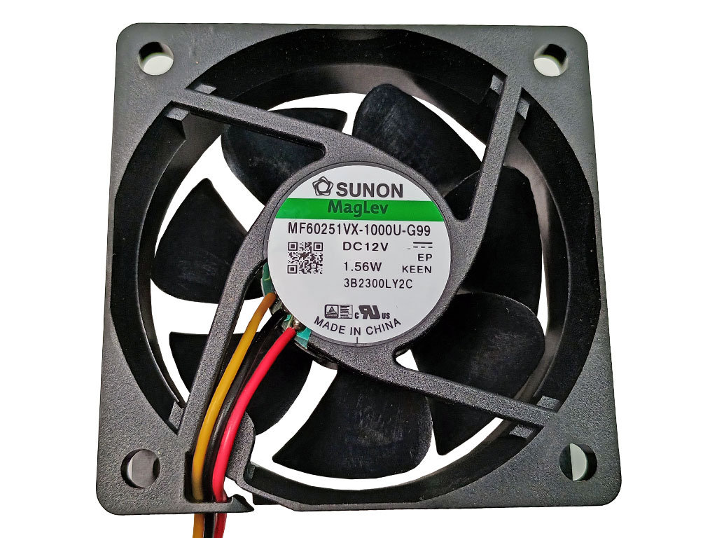 Ventilátor 60x60x25mm  12V / 130mA  Sunon MagLev MF60251VX-G99-A