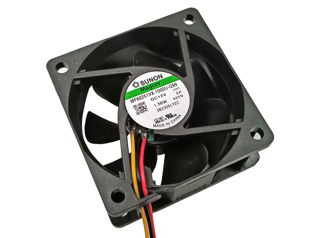 Ventilátor 60x60x25mm  12V / 130mA  Sunon MagLev MF60251VX-G99-A