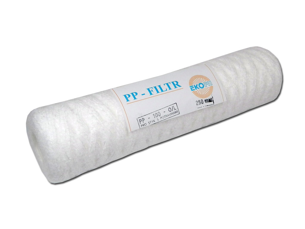 Vinutá svíčková filtrační vložka  PP 050-O/L