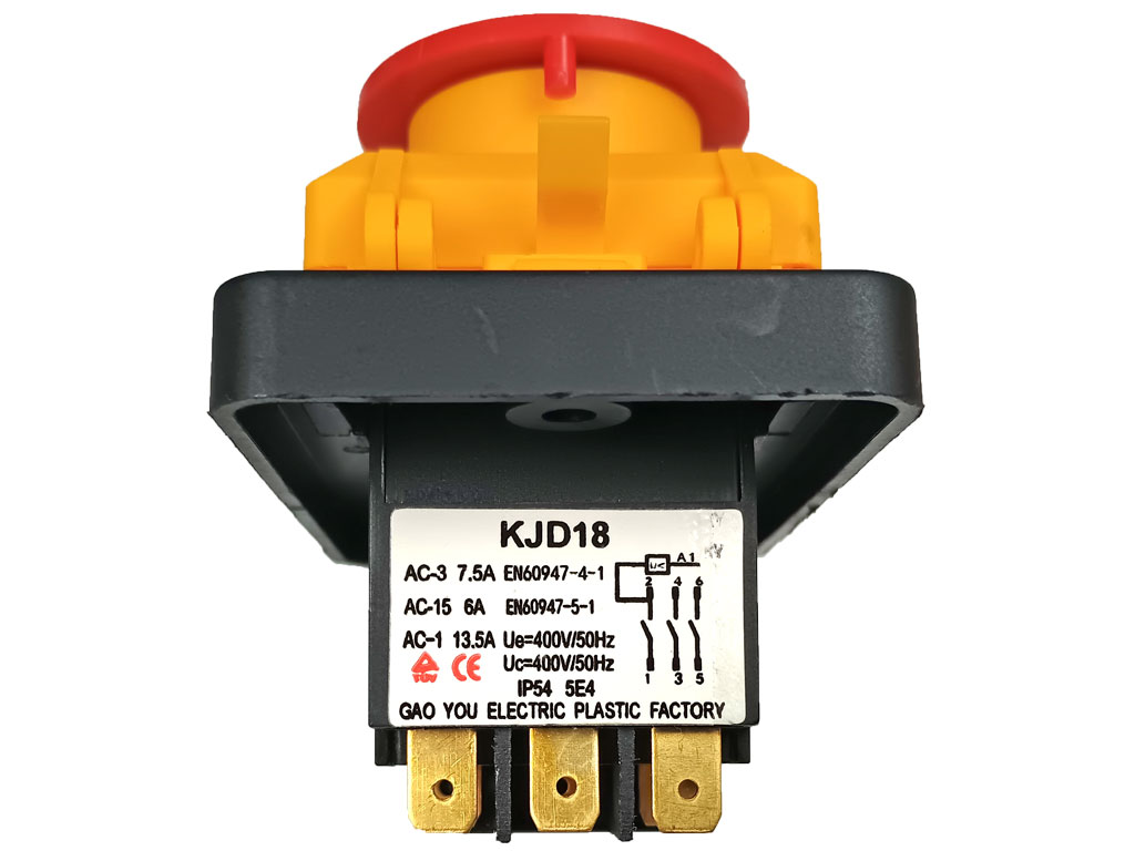 Vypínač, elektromagnetický spínač elektrického nářadí KJD18 / KJD-18 / DKLD-DZ05  