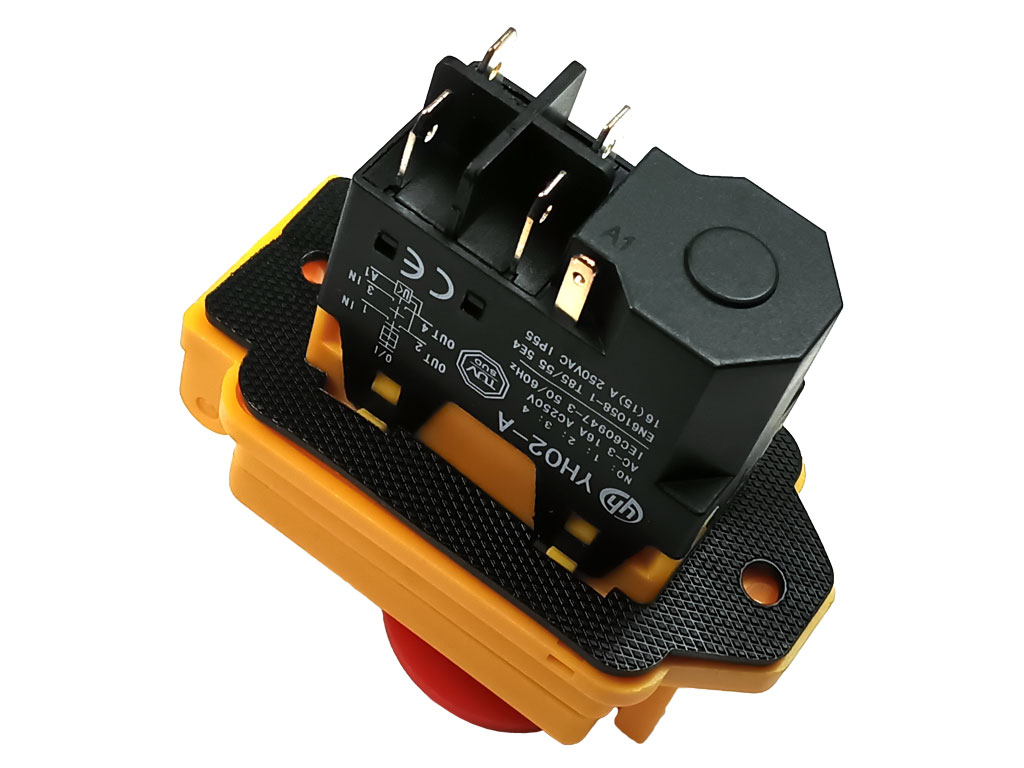 Vypínač, elektromagnetický spínač elektrického nářadí YH02-A A18R / KJD17B / WM210V KLD / DKLD DZ-6