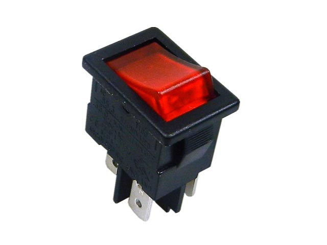 Vypínač kolébkový malý  ARCOLECTRIC H8553VBNAF černý ON-OFF 