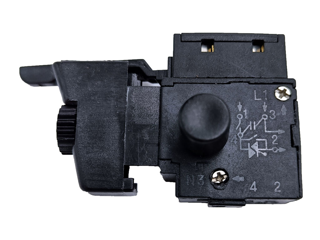 Vypínač na vrtačku, hmatník 13 mm, vypínač s regulací otáček a přepínáním směru FA2-6/1BEK