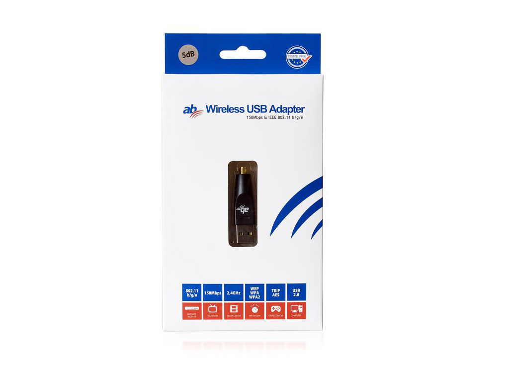 WiFi Dongle 5dBi s anténou pro AB CryptoBox řady 7XX/6XX/5XX/4XX