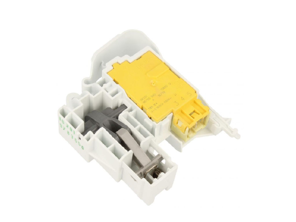 Zámek, blokování dvířek pračky 482000089678 WHIRLPOOL / INDESIT, náhrada