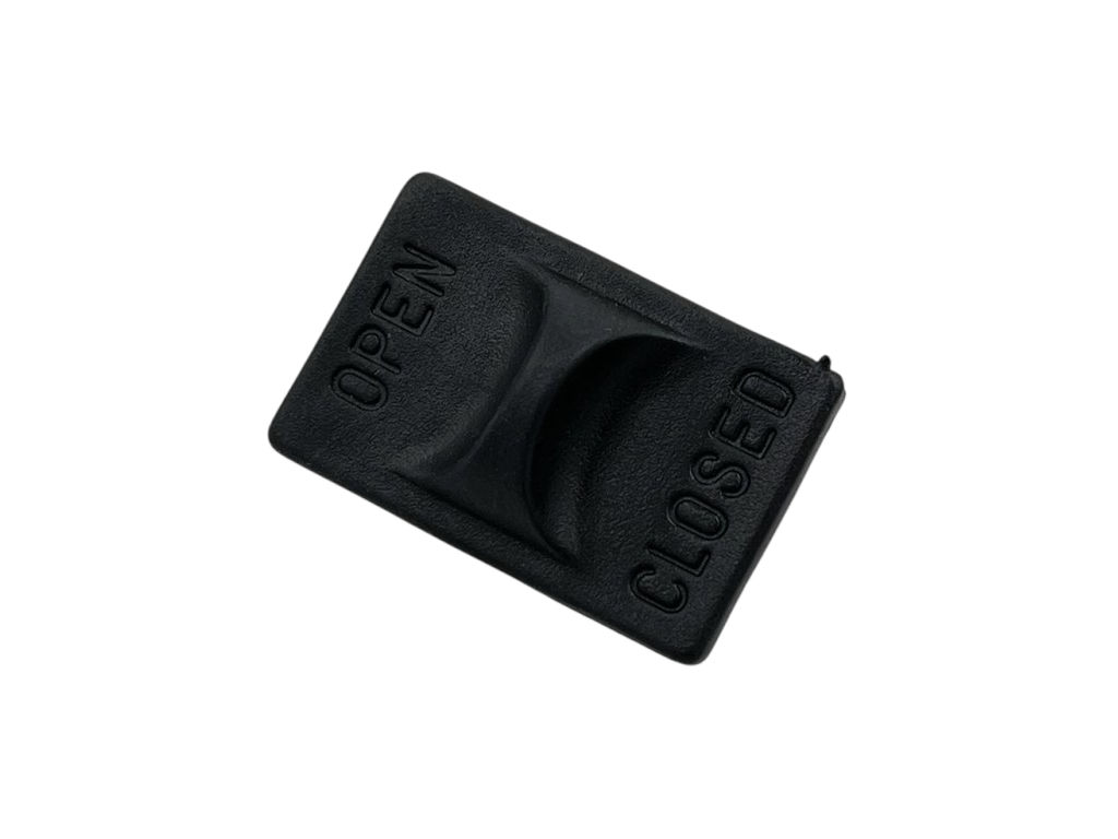 Zámek černý, držák krytu filtru digestoře Mora 6801, Gorenje 813445, 507513