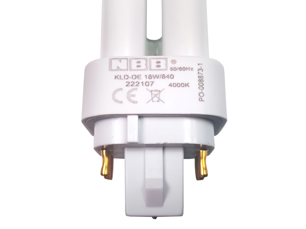 Zářivka kompaktní G24q-2 230V 18W Narva KLD-D/E