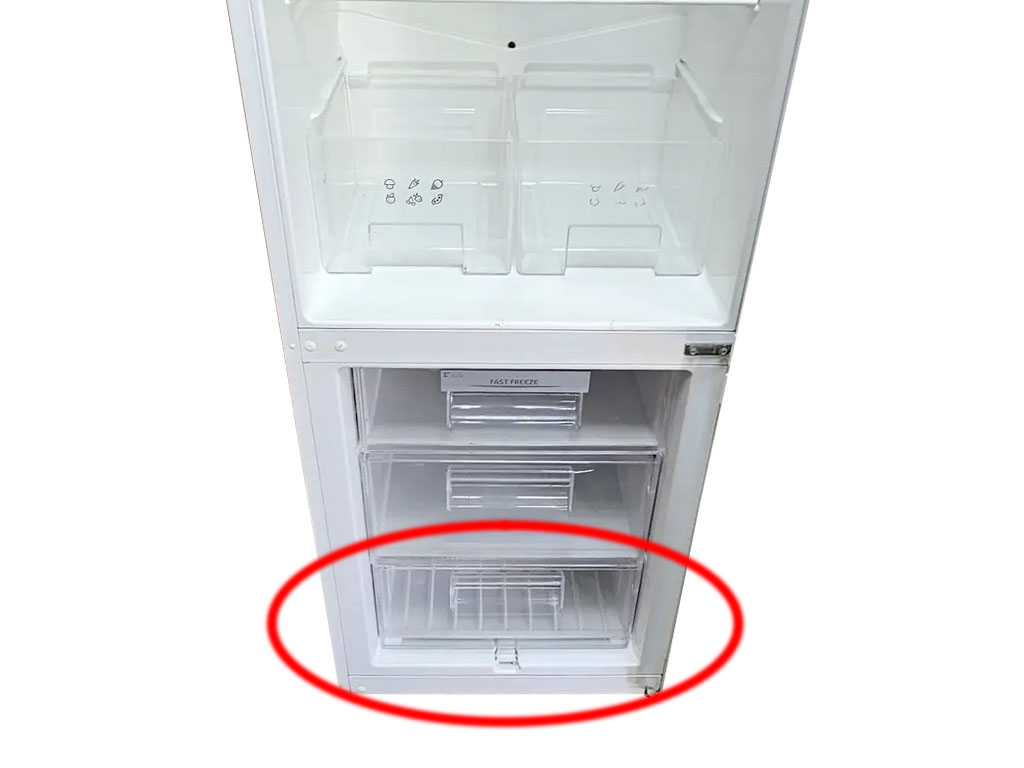 Zásuvka mrazničky spodní, kombinovaná lednice Zanussi - 2426287161