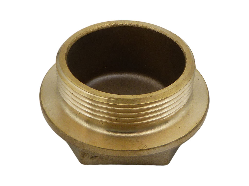 Zátka závitová M48 mosazná