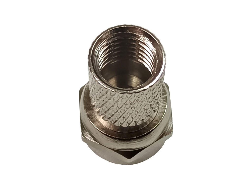 anténní F konektor kabelový 6.0mm přímý KF01C