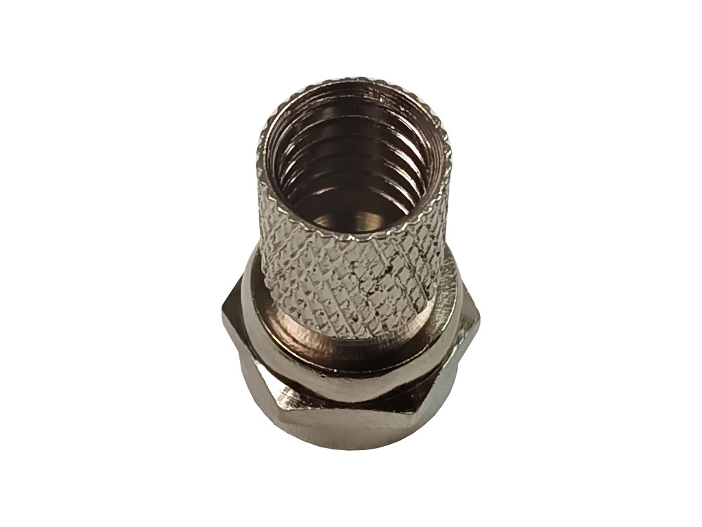 anténní F konektor kabelový 6.5mm přímý KF01B