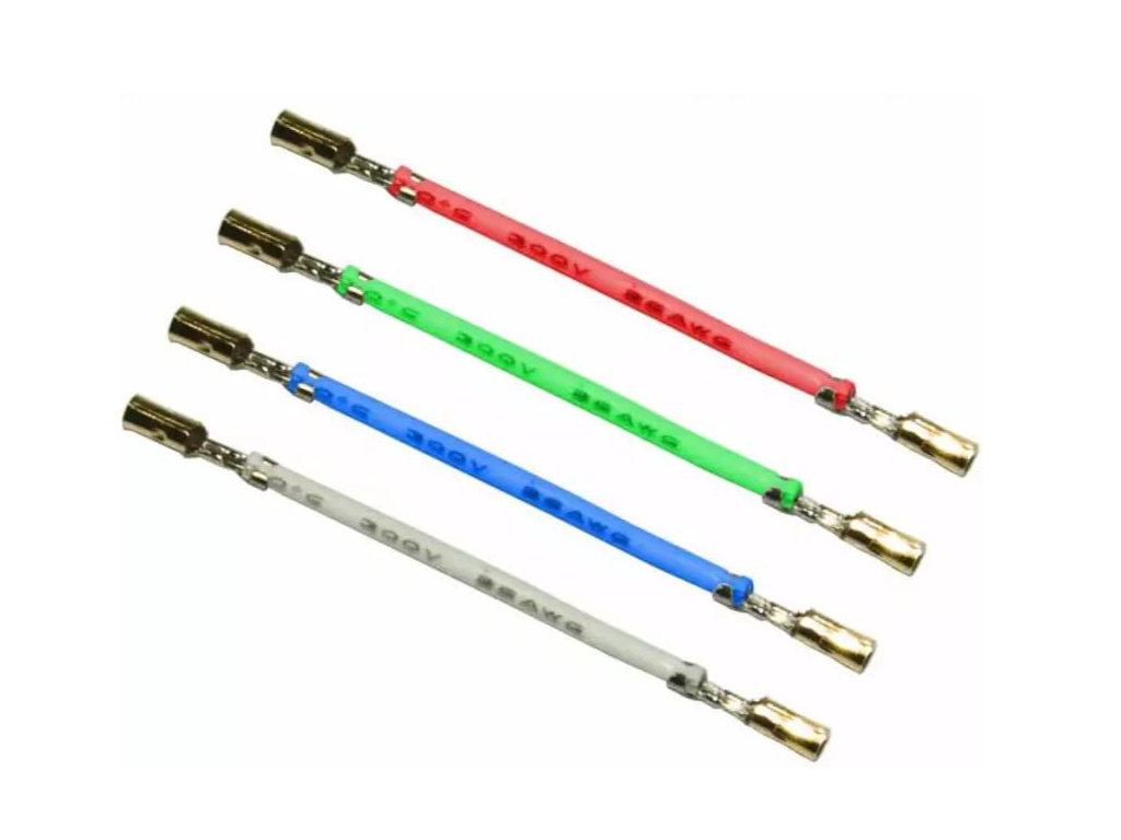 sada propojovacích vodičů pro gramofonový držák přenosky ( pro headshell ) HC Gold Analogis