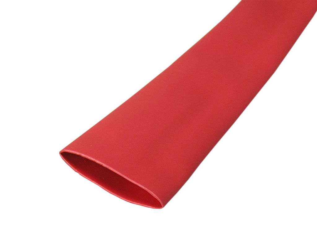 smršťovací bužírka  9.5 / 4.7 mm červená