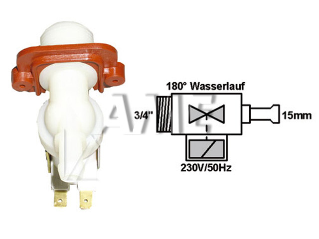 ventil napouštěcí univerzální jednocestný (180 st.) přímý 2