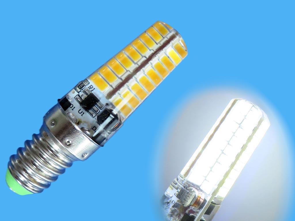 žárovka LED E14 12V-24V 3W studená bílá / LED žárovka 24V / LED žárovka E14/24V pro nouzové osvětlení